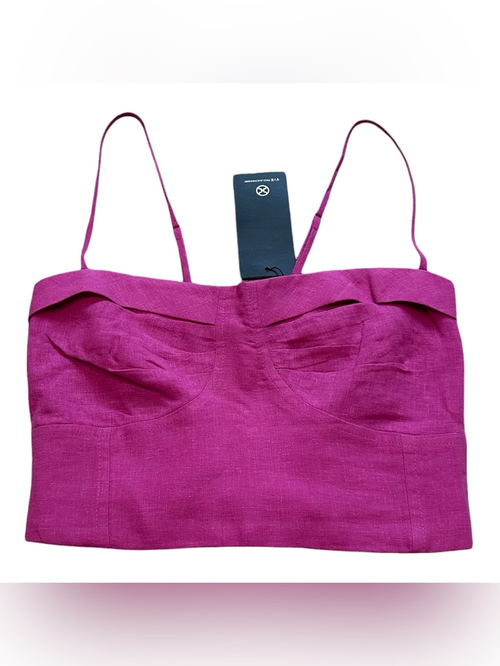 VIX Yama Tank Top Size Medium NWT $228 Pink Blouse Shirt